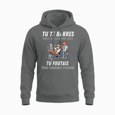 Gift Idea Retirement Funny Leaving Colleague Work Unisex Hoodie - Graphite Heather