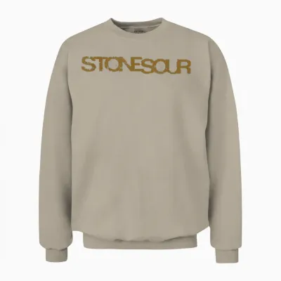 Stone Sour Distressed Logo Unisex Sweatshirt - Sand