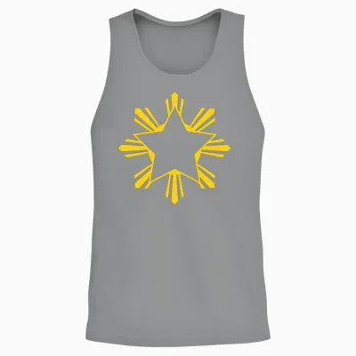 Sun Star Filipino, Pinoy Pride Unisex Tank Top - Sport Grey