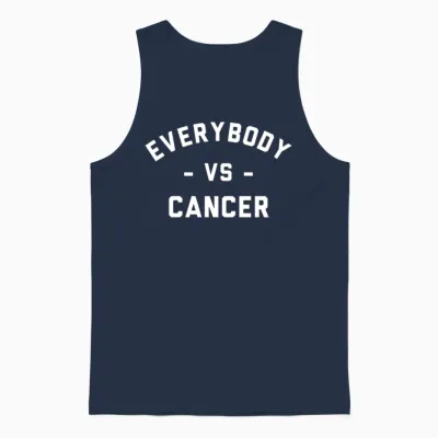 Everybody vs Cancer Unisex Tank Top - Navy