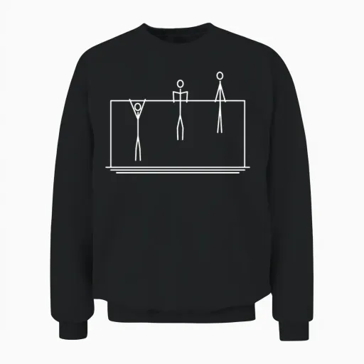 The Muscle Up Unisex Sweatshirt - Black
