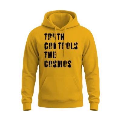 Truth Controls the Cosmos Unisex Hoodie - Gold