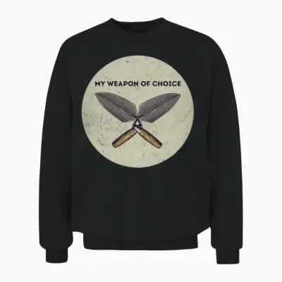 Funny Archaeology Weapon Unisex Sweatshirt - Black