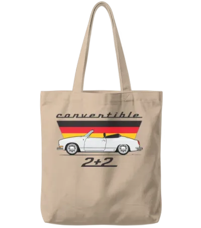 2 Plus 2 White Tote Bags - Natural
