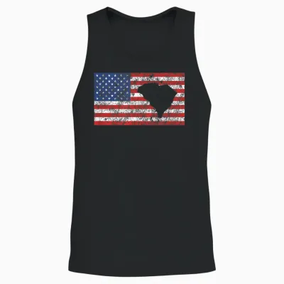 South Carolina Charleston Columbia North Charleston Pleasant Unisex Tank Top - Black