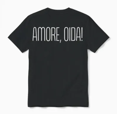 Amore, Oida! X Liebe Alter! Bayern Vienna Oktoberfest Love T-Shirt, Black, S Unisex T-Shirt - Black