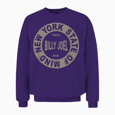 Billy Joel - New York State of Mind Unisex Sweatshirt - Purple