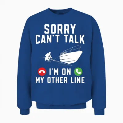 Funny Boating Boat Captain Unisex Sweatshirt - Royal