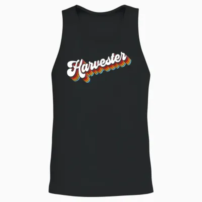 Harvester Job Appreciation Retro Unisex Tank Top - Black