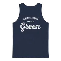 Legends Wear Green Team Spirit Game Gear Color War Unisex Tank Top - Navy – 1
