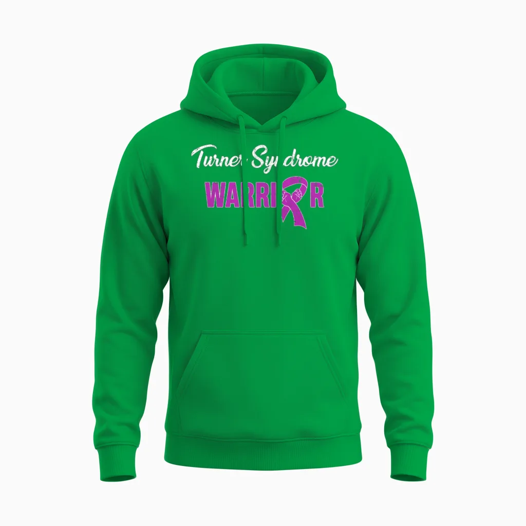 Turner Syndrome Warrior - Awareness Unisex Hoodie in Irish Green