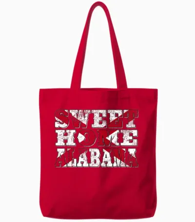 Lyriclyfe Sweatshirt - Sweet Home Alabama Tote Bags - Red