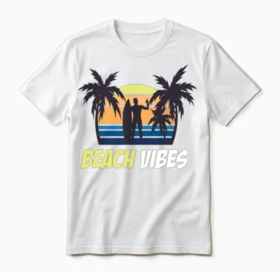 Amazing Beach Retro 1 Unisex T-Shirt - White