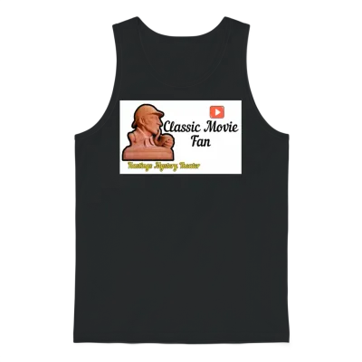 Classic Movie Fan Sherlock Hastings Mystery Unisex Tank Top - Black