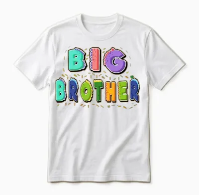 Big Brother, Promoted to Big Brother Gift Unisex T-Shirt - White