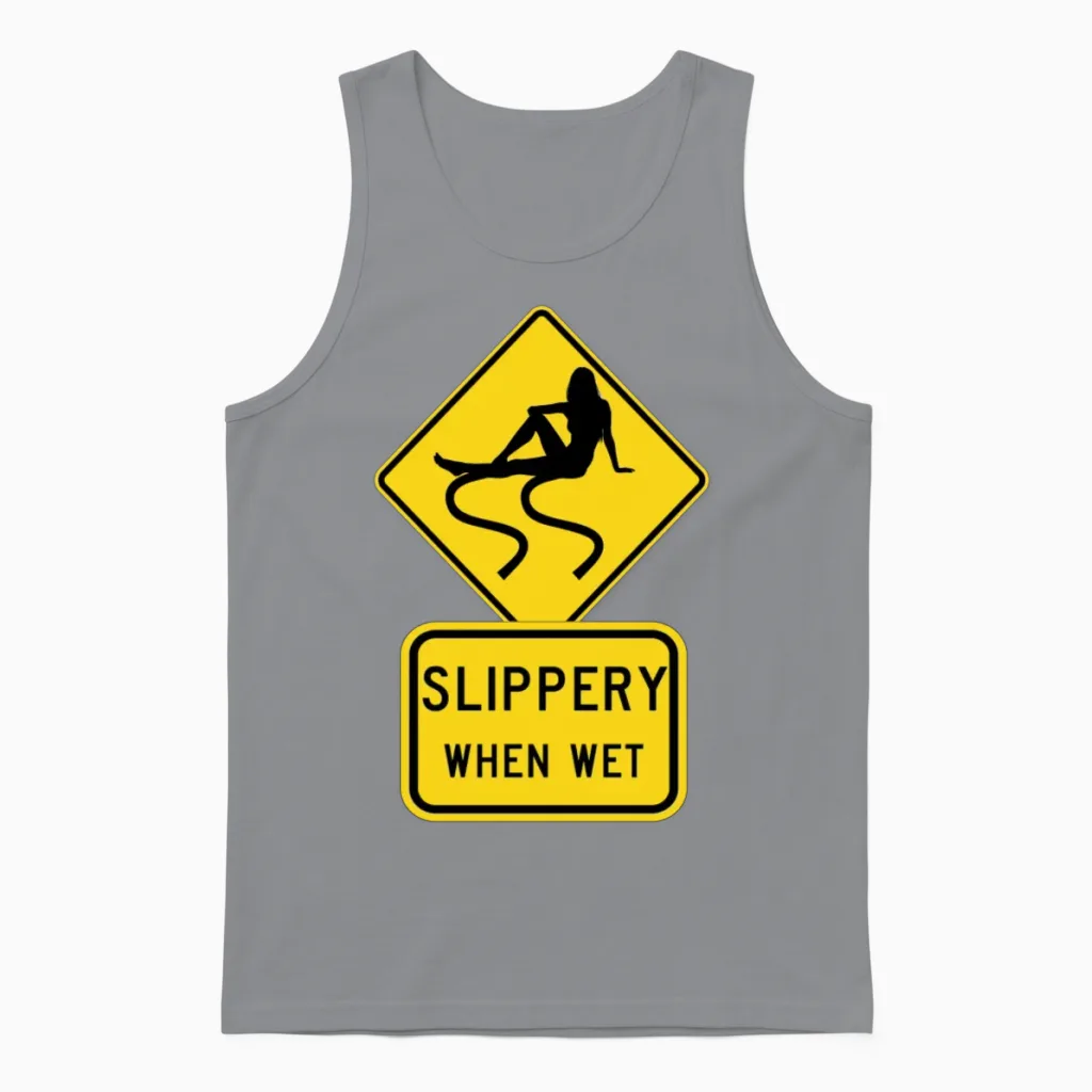 Road Unisex Tank Top in Sport Grey