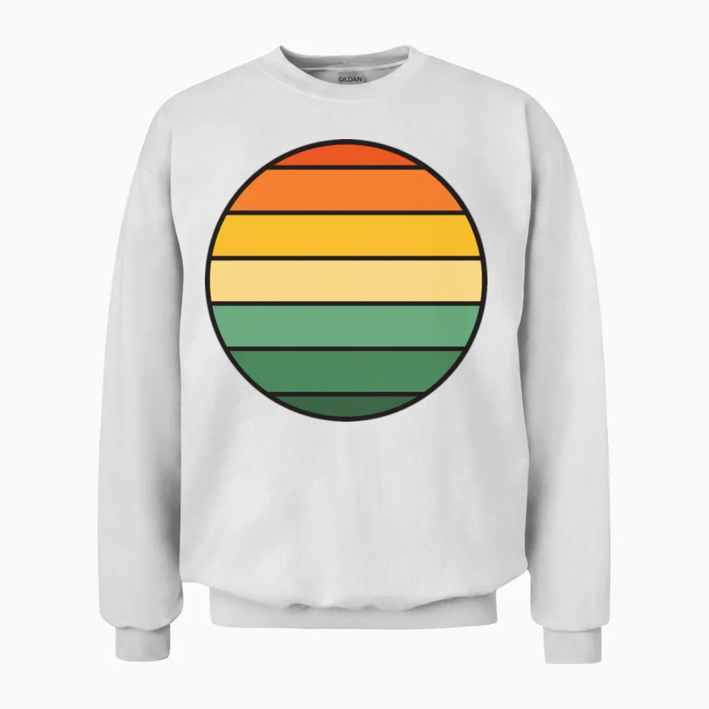 Vintage Retro Fashion Retro Gift Unisex Sweatshirt in White