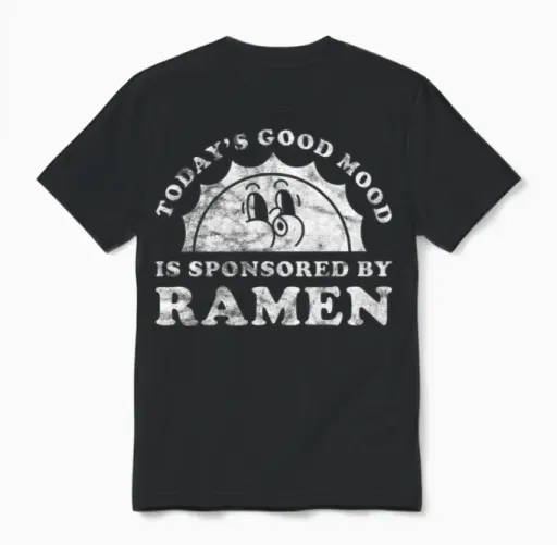 Retro Vintage Unisex T-Shirt in Black