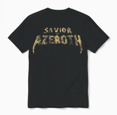 Savior of Azeroth Design from World of Warcraft Unisex T-Shirt - Black