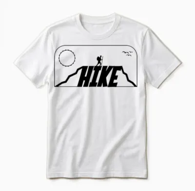 Hike Unisex T-Shirt - White