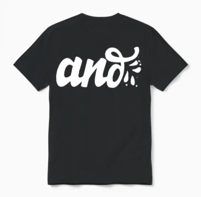 And Only Typography Funny Unisex T-Shirt - Black