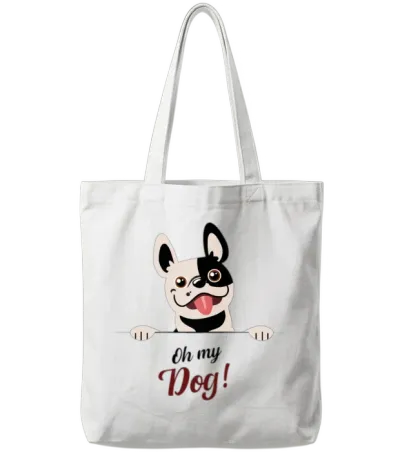 My Dog Tote Bags - White