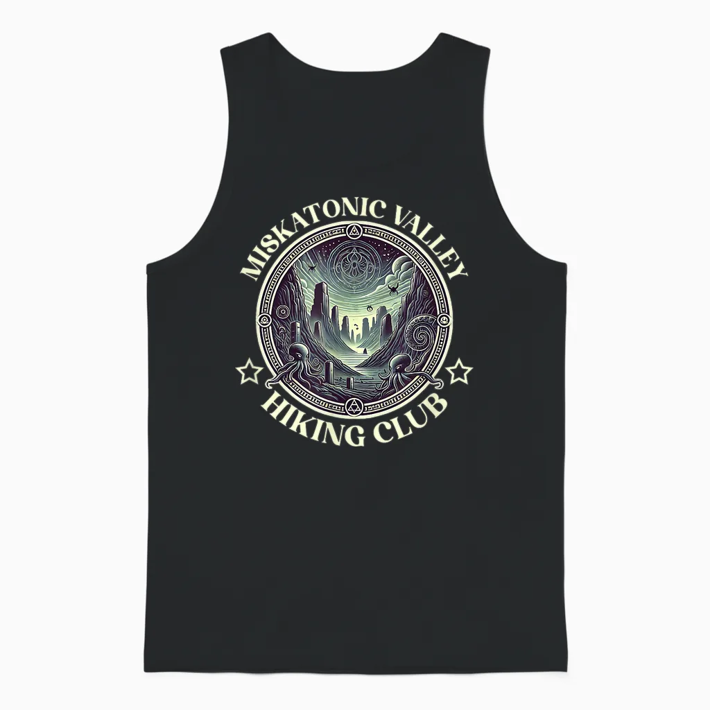Miskatonic Wanderverein Lovecraftscher Kosmischer Horror Unisex Tank Top in Black