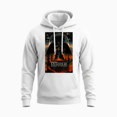 Star Wars 20th Anniversary Episode Iii Epic Chest Unisex Hoodie - White