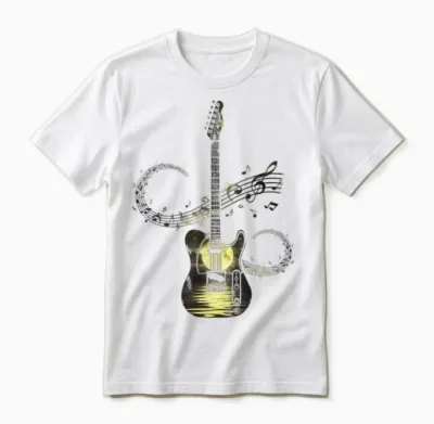 Gitarre Geschenke Gitarrenspieler Gitarristen Guitar Player Unisex T-Shirt - White