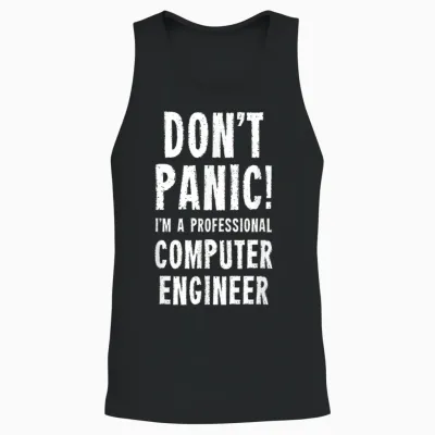 Computer Engineer Unisex Tank Top - Black