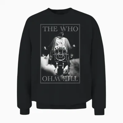 The Official Quadrophenia Bike of Who Long Sleeve Shirt, Black, S Unisex Sweatshirt - Black