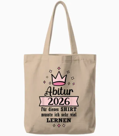 Abitur 2026 Geschafft Abi Ak 2026 Bestanden Tote Bags - Natural