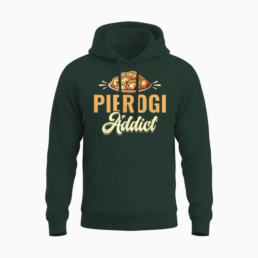 Pierogi Addict - Roots Polish Poland Unisex Hoodie in Forest