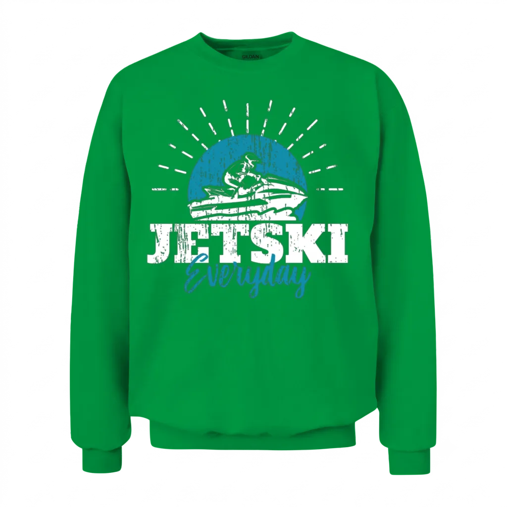 Jetski Gift Unisex Sweatshirt - Irish Green