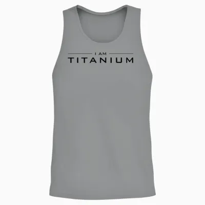 I Am Titanium Unisex Tank Top - Sport Grey