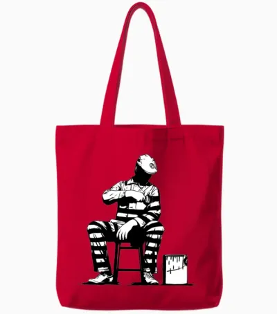 Dolk Prison Painter Tote Bags - Red