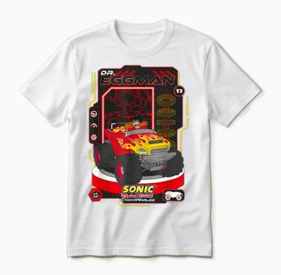 Sonic Le Hérisson : Crossworlds Unisex T-Shirt - White