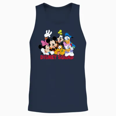 Disney Mickey and Friends Disney Squad Unisex Tank Top - Navy
