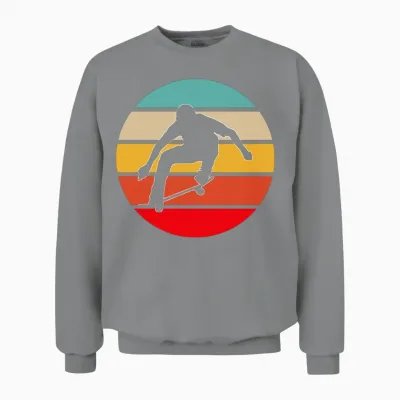 Skate Retro Unisex Sweatshirt - Sport Grey