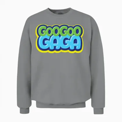 Goo Goo Gaga Logo Unisex Sweatshirt - Sport Grey