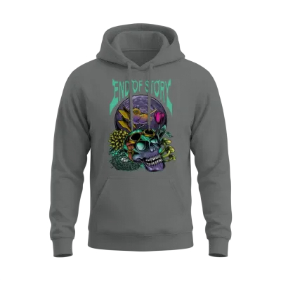 The End Ofstory Unisex Hoodie - Graphite Heather