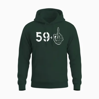 J'ai 60 Ans Et Je Vous Emmerde ! Homme Ou Femme De Caractère Unisex Hoodie - Forest