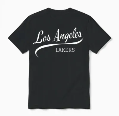 Lakers Retro Unisex T-Shirt - Black
