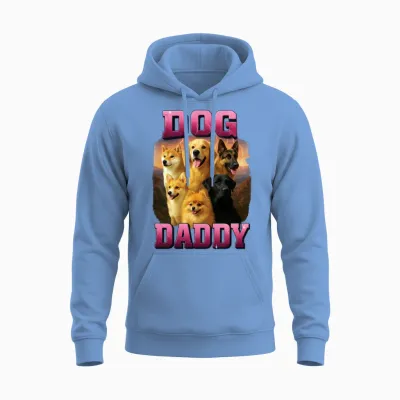 Dog Unisex Hoodie - Carolina Blue