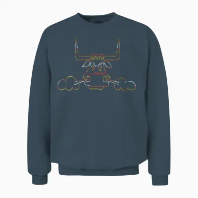 Astrodome Scoreboard Bull Unisex Sweatshirt - Dark Heather