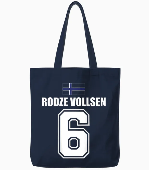 Lustige Namen Norwegen Trikot Für Mallorca Und Die Party Tote Bags in Navy