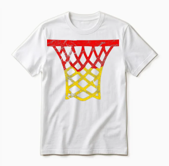 Germany Basketball Unisex T-Shirt in White