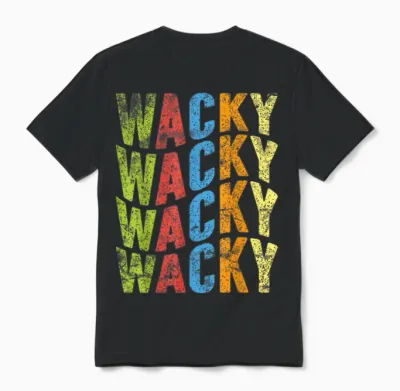 Wacky Costume Mismatch Day Outfit Unisex T-Shirt - Black