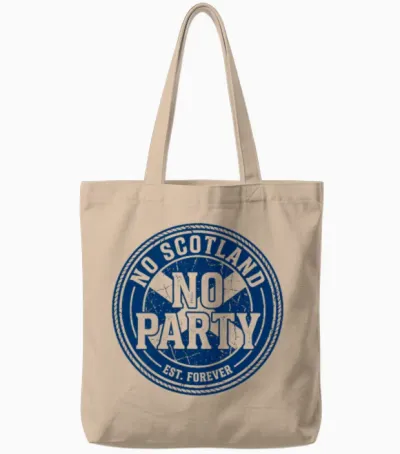 No Scotland No Party Football Proud Scottish Fan Pub Tote Bags - Natural