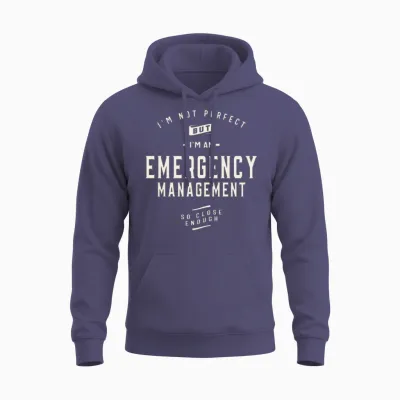 Funny Job Occupation Emergency Management Unisex Hoodie - Heather Sport Dark Navy